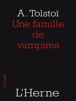 cover image of Une famille de vampires